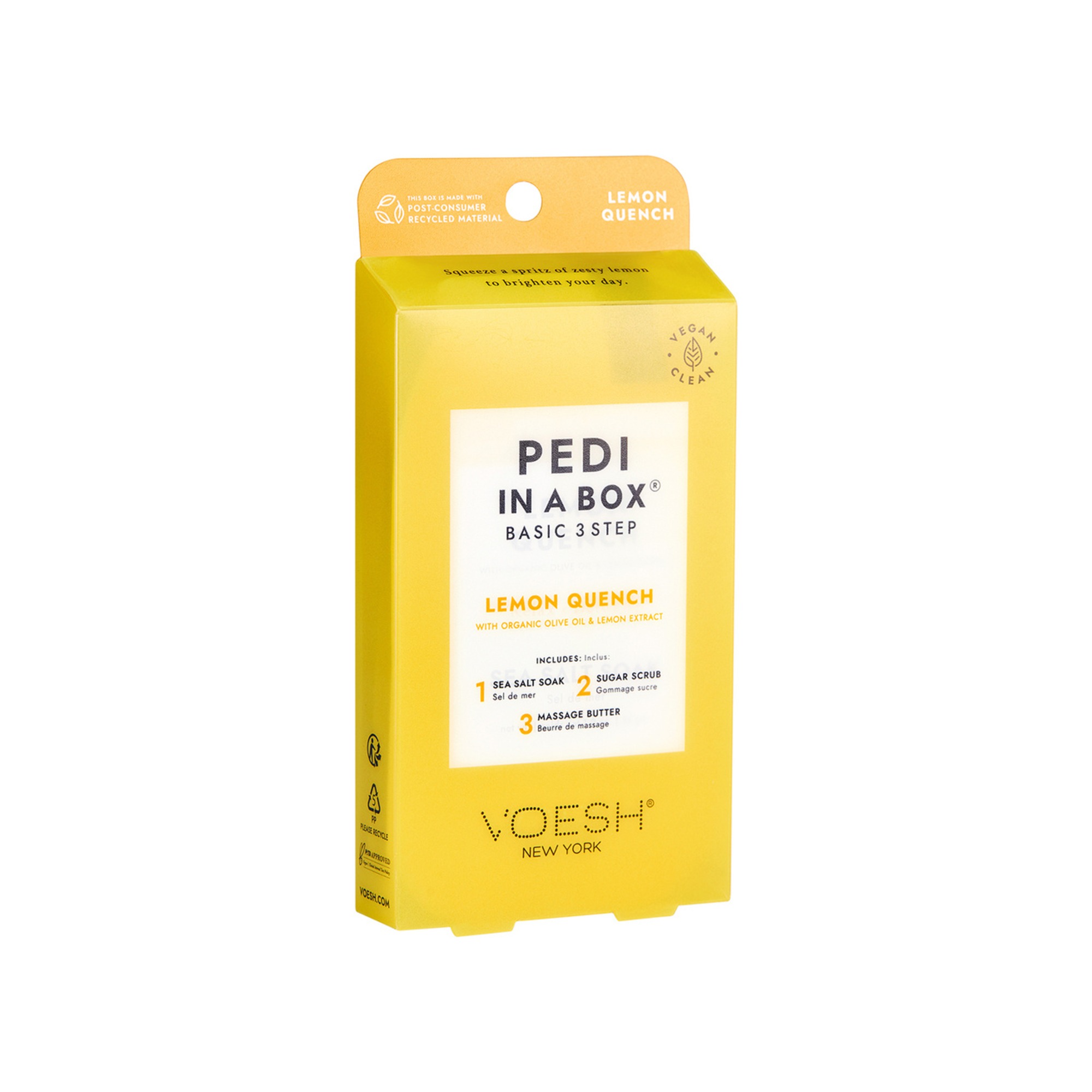 PEDI IN A BOX BASIC 3 ADIMLI PEDİKÜR SETİ - LİMON